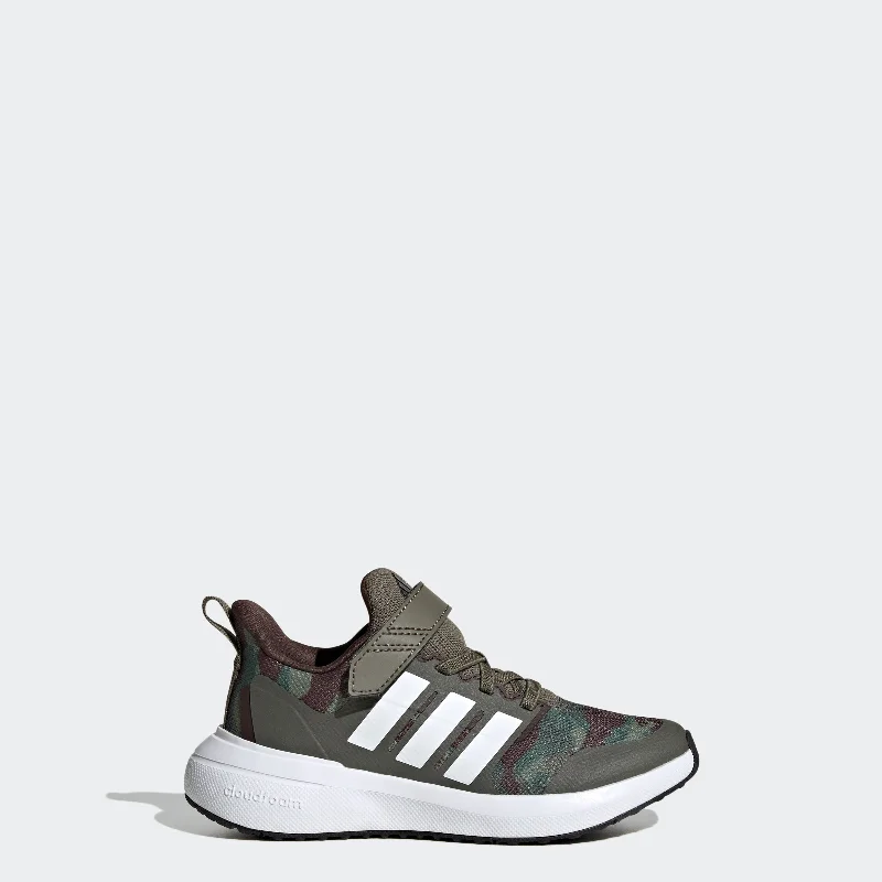 Kids' adidas FortaRun 2.0 Cloudfoam Elastic Lace Top Strap Shoes Skateboarding Sneaker Style  