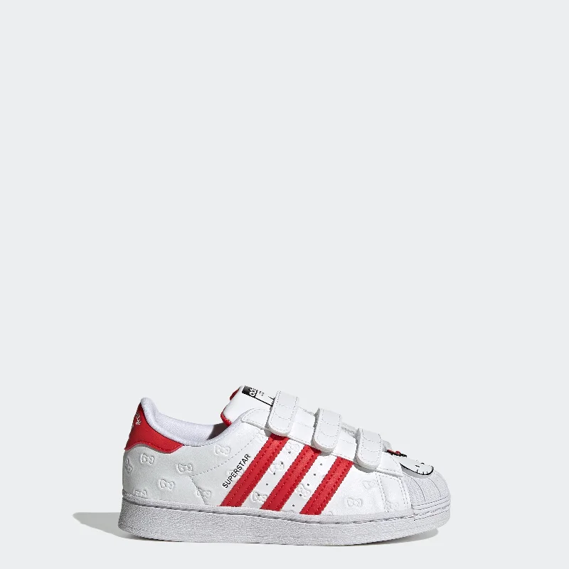 Kids' adidas Hello Kitty Superstar Shoes Open - Lacing Derby Look  