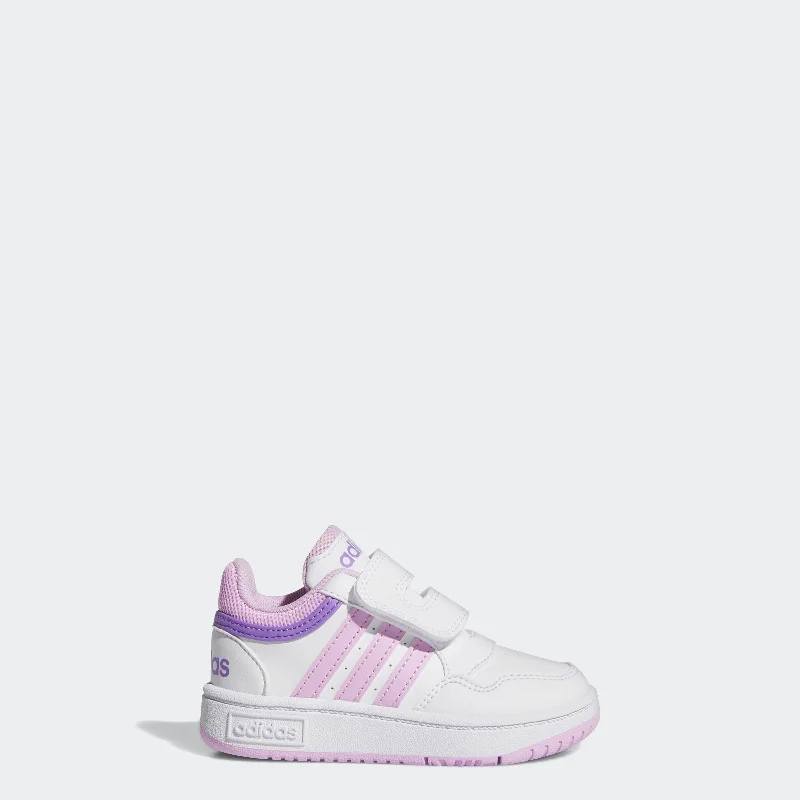 Kids' adidas Hoops Shoes Checkered Shoe Pattern Look  