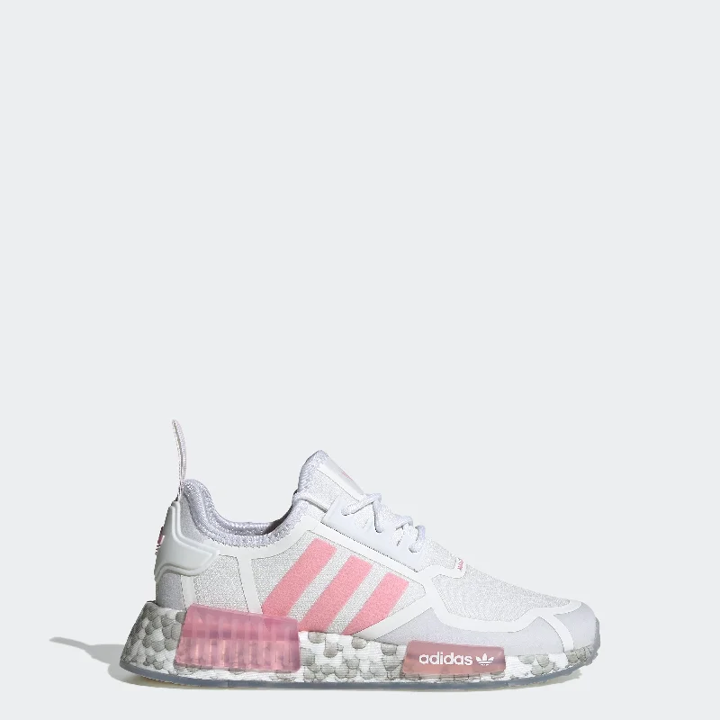 Kids' adidas NMD_R1 Shoes Checkered Shoe Pattern Look  
