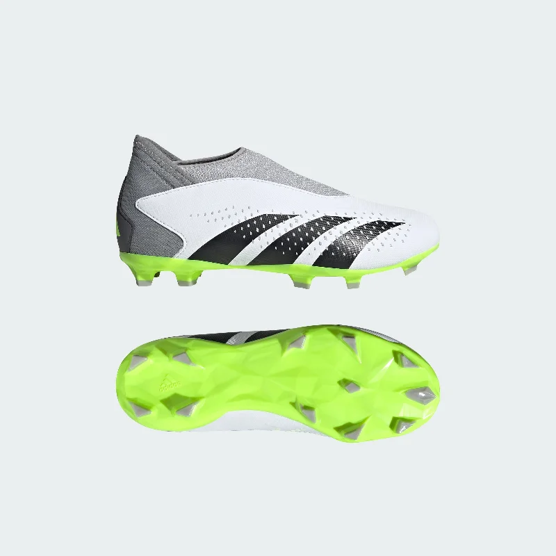 Kids' adidas Predator Accuracy.3 Laceless Firm Ground Soccer Cleats Skateboarding Sneaker Style  