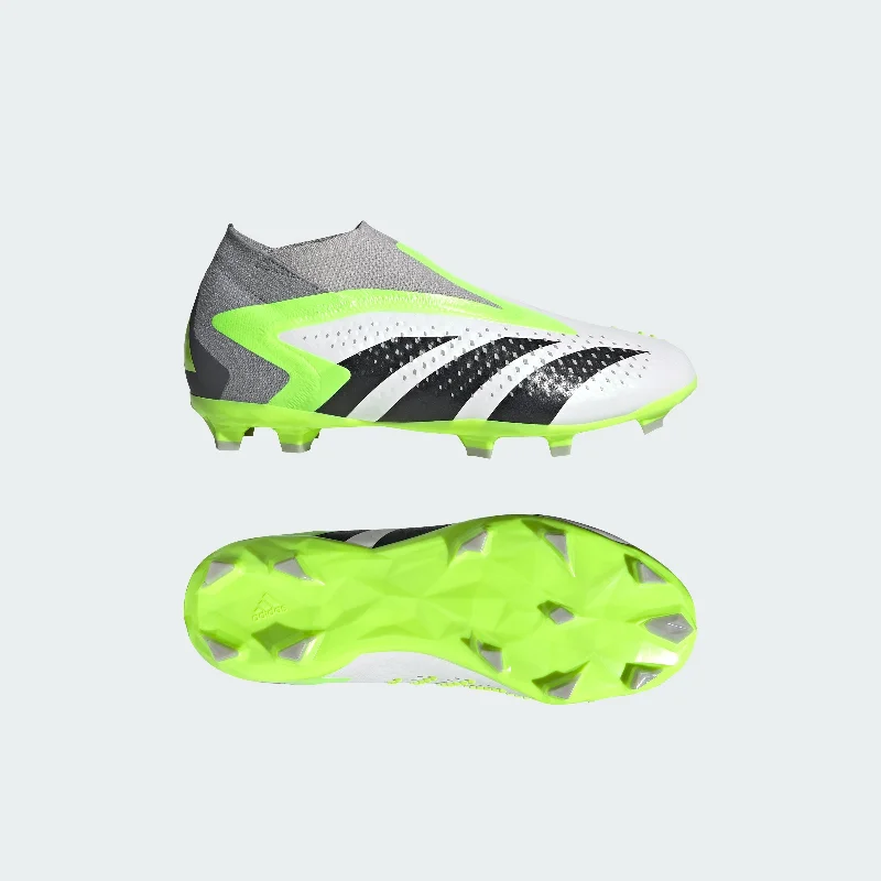 Kids' adidas Predator Accuracy+ Firm Ground Soccer Cleats Minimalist Sneaker Style  