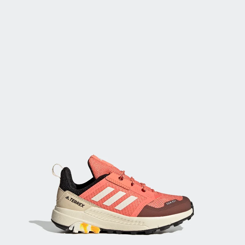 Kids' adidas TERREX Trailmaker RAIN.RDY Hiking Shoes Ankle - High Military Boot Style  