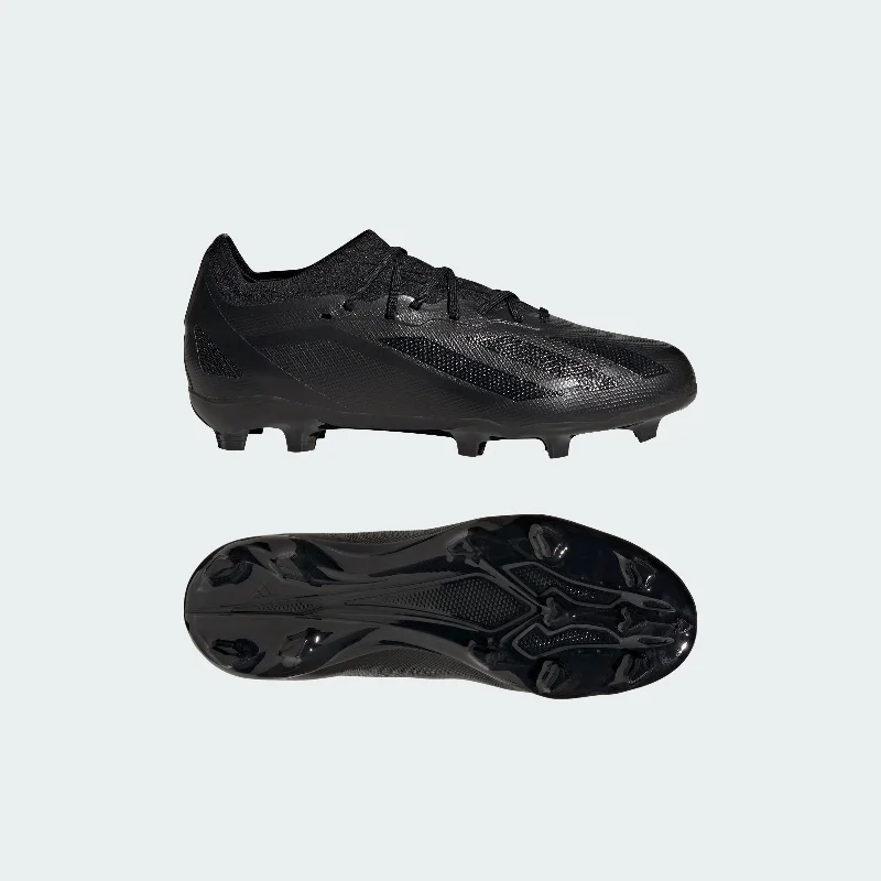Kids' adidas X Crazyfast.1 Firm Ground Soccer Cleats Striped Shoe Style  