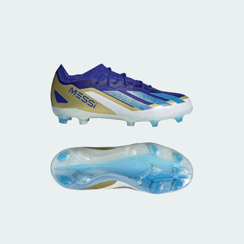 Kids' adidas X Crazyfast Messi Elite Firm Ground Cleats Ivy League - Inspired Derby Look Kids' adidas X Crazyfast Messi Elite Firm Ground Cleats Ivy League - Inspired Derby Look