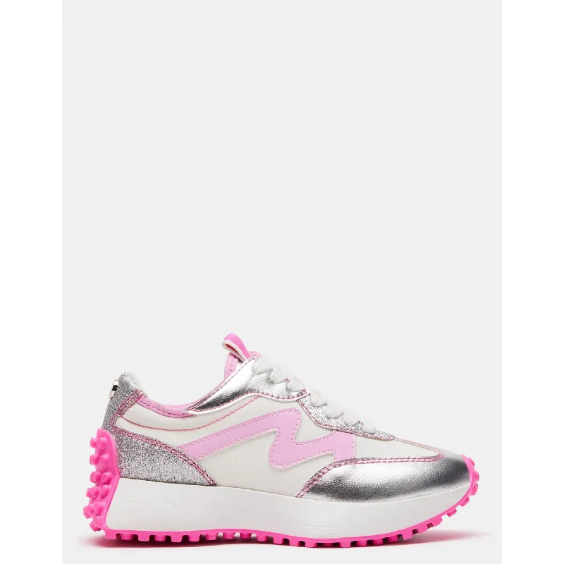 KIDS' CAMPO PINK MULTI Tech - Inspired Sneaker Look  