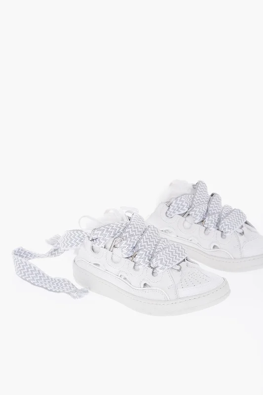 Lanvin Padded Curb Leather Mules Sneakers Paisley Print Shoe Design  