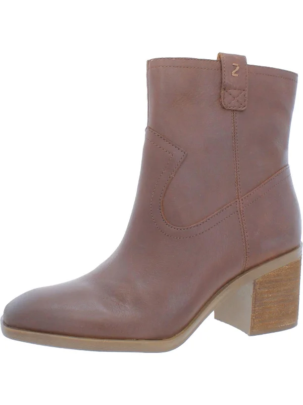 Livie Womens Leather Square Toe Cowboy, Western Boots Aesthetic  