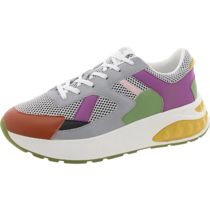 Logan Womens Mesh Fashion Casual And Fashion Sneakers Neon - Accent Sneaker Look  