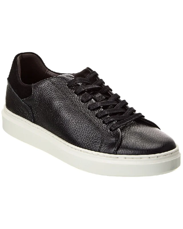 M by Bruno Magli Sierra Leather Sneaker Hemp - Material Shoe Style  