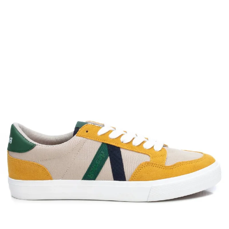 Men's Casual Sneakers Refresh By Xti- Neon - Accent Sneaker Look  