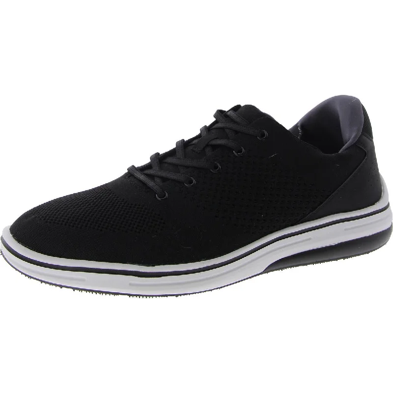 Mens Knit Memory Foam Casual And Fashion Sneakers Ivy League - Inspired Derby Look 