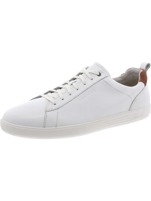 Mens Leather Lifestyle Casual And Fashion Sneakers Retro Plimsoll Style  