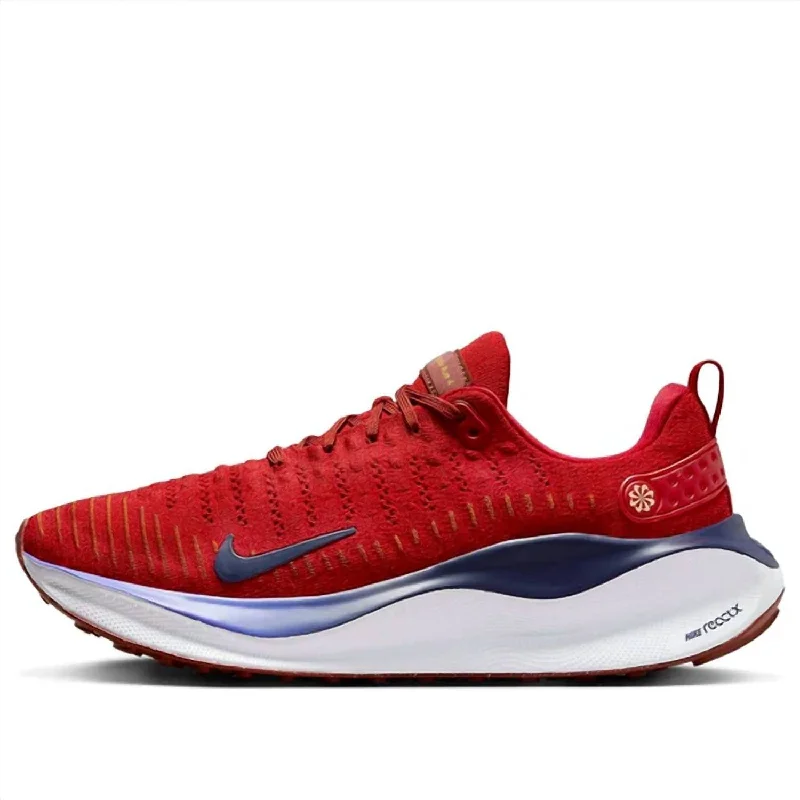 Men's Reactx Infinity Run4 In University Red/midnight Navy Ankle - High Military Boot Style Men's Reactx Infinity Run4 In University Red/midnight Navy Ankle - High Military Boot Style