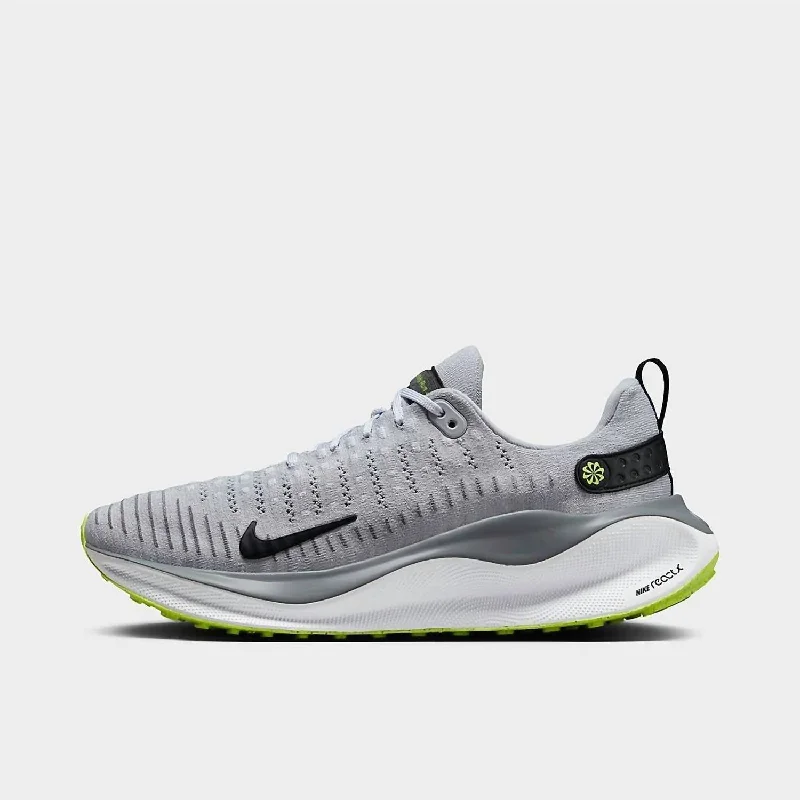 Men's Reactx Infinity Run4 In Wolf Grey/pure Platinum/cool Grey/black Loose - Fit Slipper Style Men's Reactx Infinity Run4 In Wolf Grey/pure Platinum/cool Grey/black Loose - Fit Slipper Style
