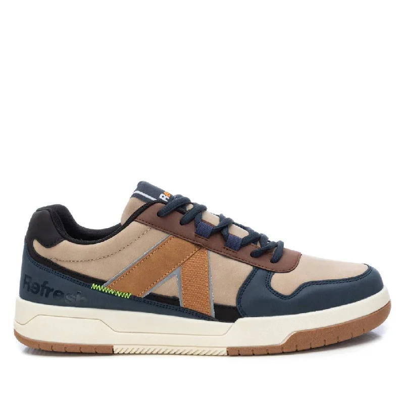 Men's Sneakers Refresh By XTI Distressed Leather Shoe Style  