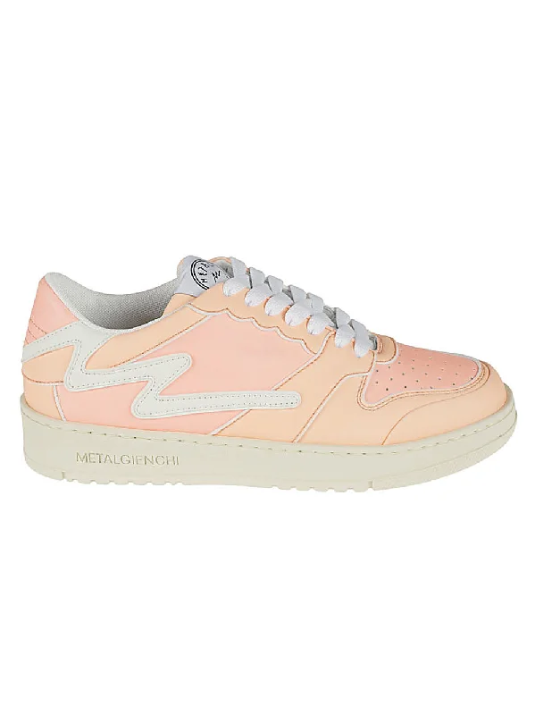 Metalgienchi Women's Sneakers pink Two - Tone Shoe Design  