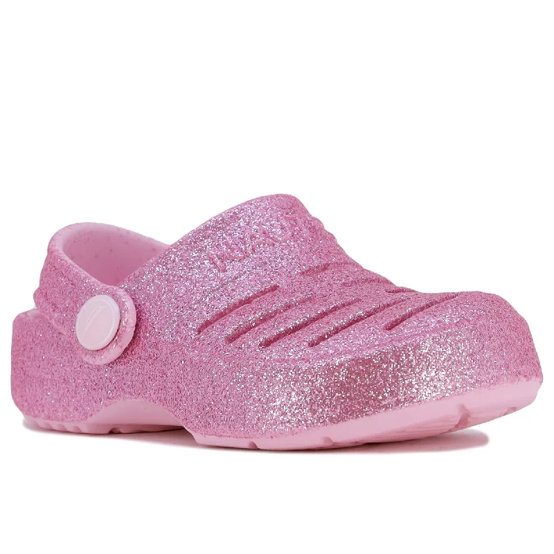 Nautica Girls' Glitter Clog Quick - Dry Hiking Shoe Style   