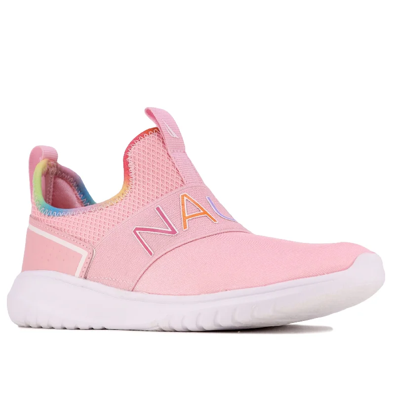 Nautica Girls' Logo-Strap Sneaker Brogue Oxford Aesthetic 