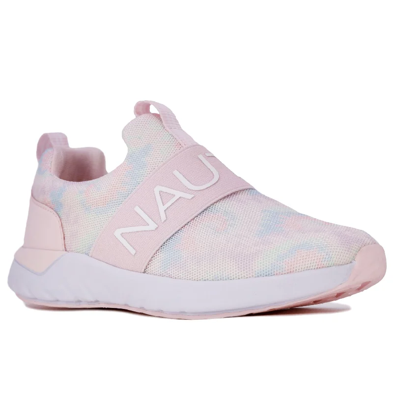 Nautica Girls' Slip-On Sneaker Striped Shoe Style  