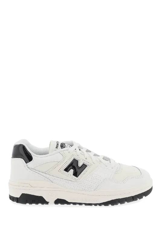 New Balance "550 Patent Leather Sneakers Athleisure Derby Style  