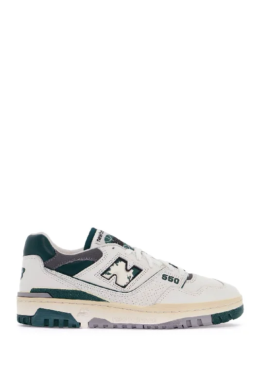 New Balance 550 Sneakers Metallic Trim Shoe Design  
