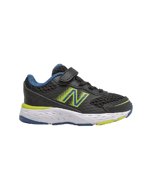 New Balance Kids 680 Leather & Mesh Sneaker Tassel Driving Shoe Look 