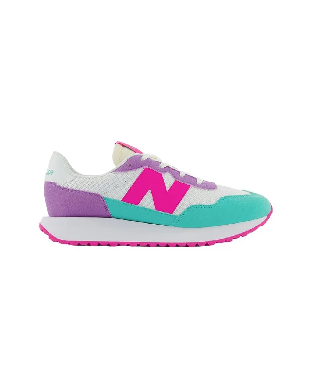 New Balance Lifestyle 237 Suede & Mesh Sneaker Tassel Driving Shoe Look 