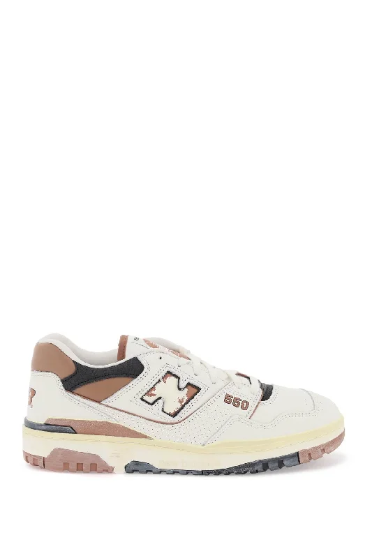 New Balance Vintage-Effect 550 Sneakers Casual Loafer Style          
