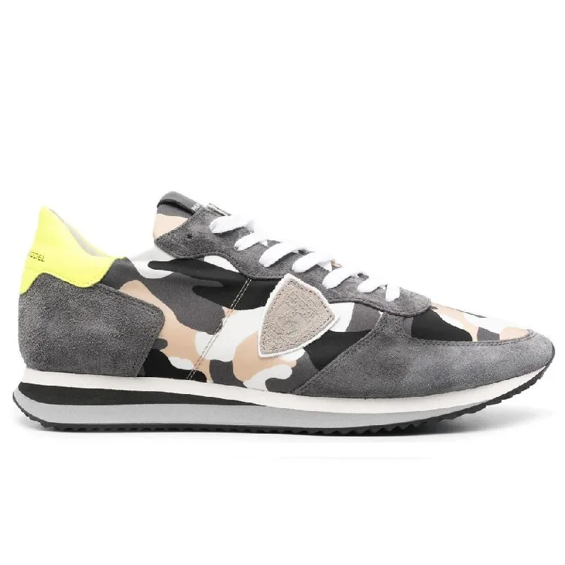 Philippe Model  Hue Suede Insert Men's Sneakers Smart - Shoe Functionality Style  