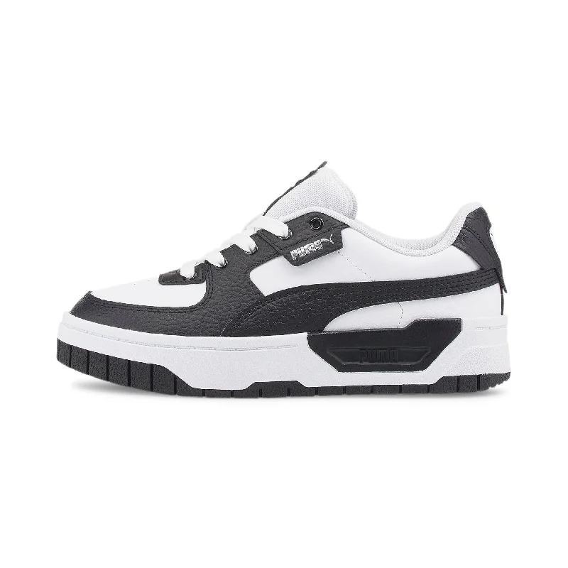 PUMA Big Kids' Girls' Cali Dream Leather Sneakers Art Deco - Inspired Shoe Look  
