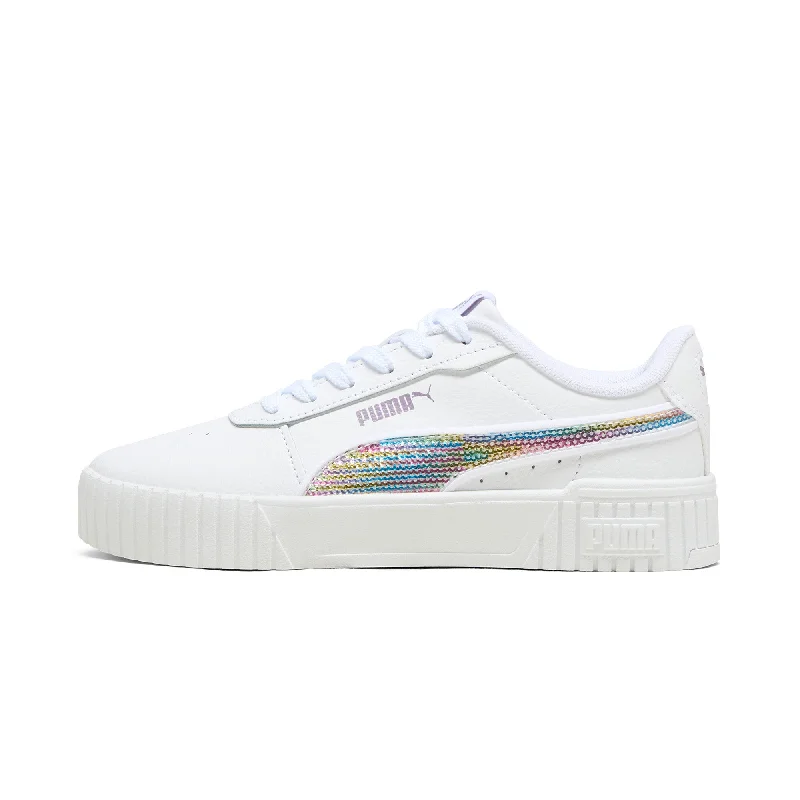 PUMA Big Kids' Girls' Carina 2.0 Sequins Sneakers Slide Sandal Beach Style  