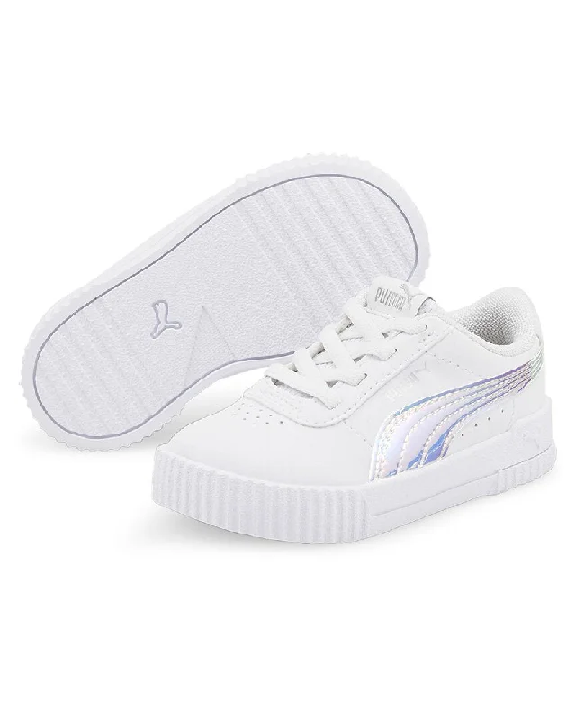 PUMA Carina Sneaker Distressed Leather Shoe Style  