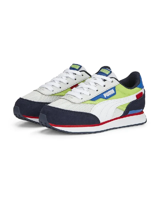 PUMA Future Rider Splash PS Leather Sneaker Victorian - Era Boot Style  