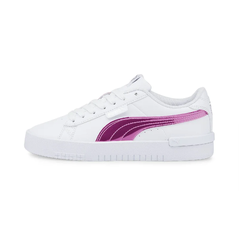 PUMA Girls' Jada Holo Sneakers Big Kids Upcycled Shoe Look  