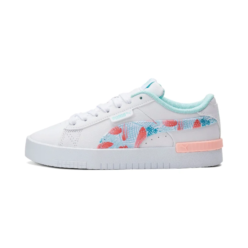 PUMA Junior Girls' Jada Fly-mingo Beach Sneakers Minimalist Sneaker Style  