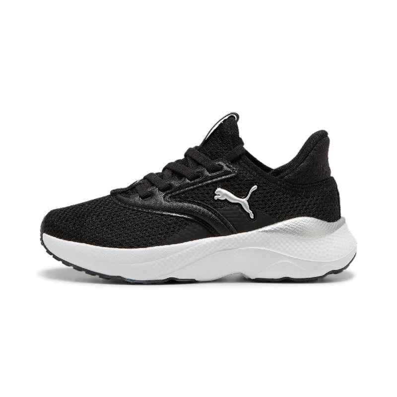 PUMA Little Kids Girls' Soft Mayve Running Shoes Retro Basketball Sneaker Design  