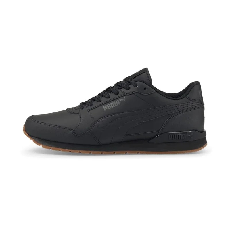 Puma St Runner V3 L Puma Black-Puma Black-Gum  384855-04 Men's Embroidered Cowboy Boot Design  