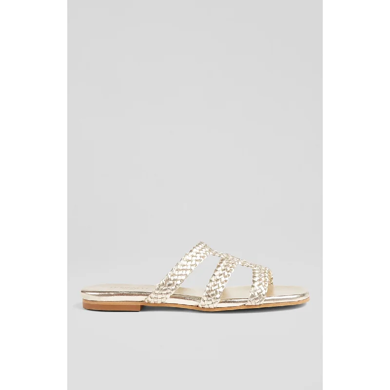 Reena Flat Sandals Brogue Oxford Aesthetic 
