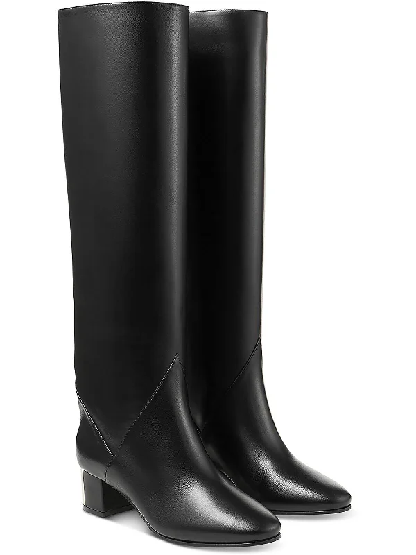 Rydea 45 Womens Faux Leather Tall Knee-High Boots Skateboarding Sneaker Style  