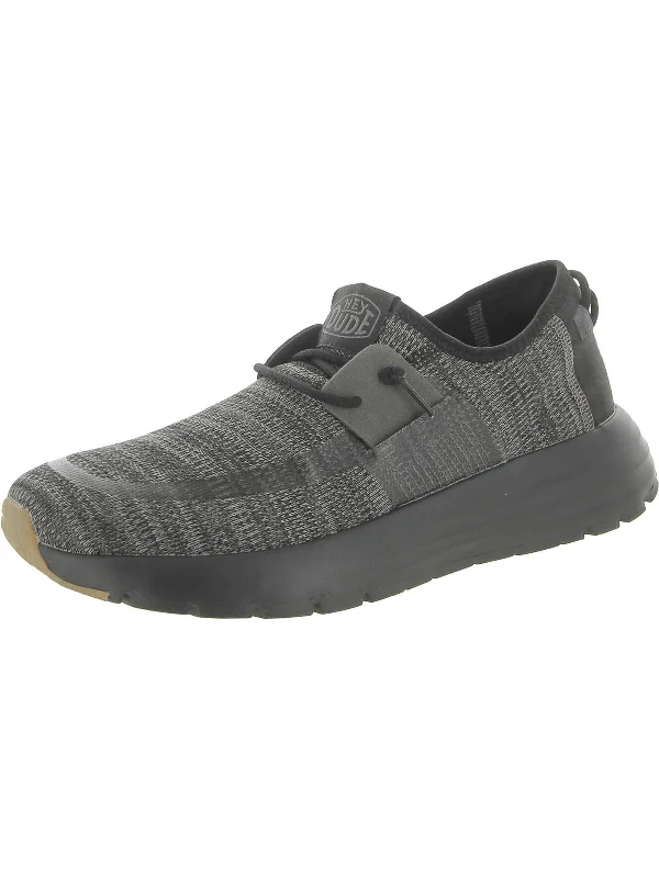 Sirocco Mens Knit Slip-On Casual and Fashion Sneakers Blue Coast Loafer Aesthetic 