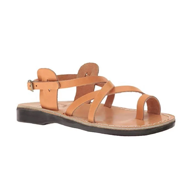 The Good Shepherd Buckle Sandal In Tan Paisley Print Shoe Design  
