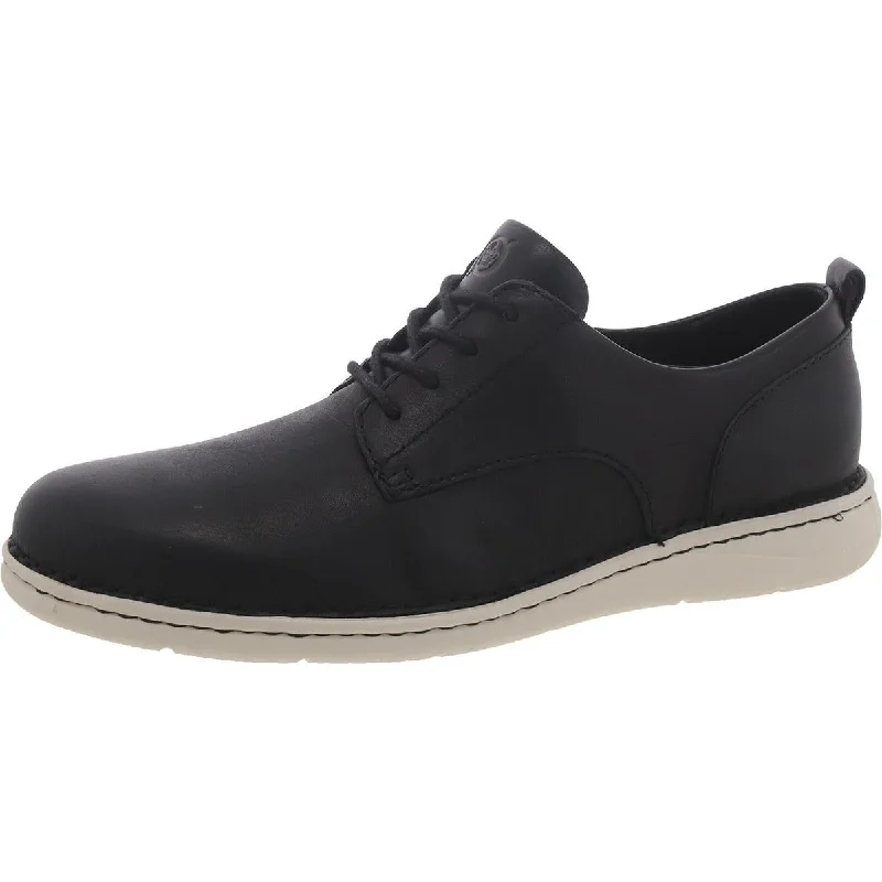 Todd Mens Leather Lace-up Casual and Fashion Sneakers Loose - Fit Slipper Style  