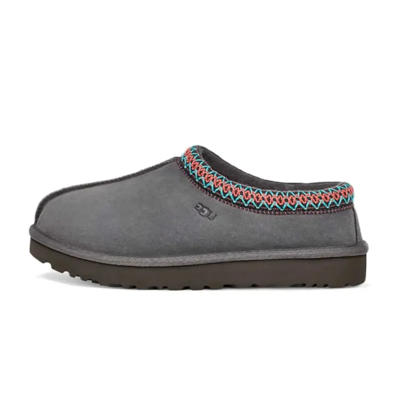 UGG Tasman Dark Grey  5955W-DGRY Women's Ivy League Loafer Look 