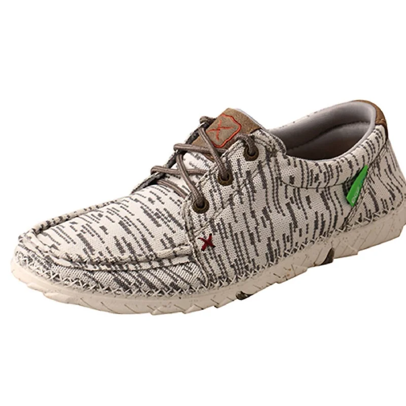 Women’S - Zero-X Comfort Shoe In Grey & White Performance Running Sneaker Look  