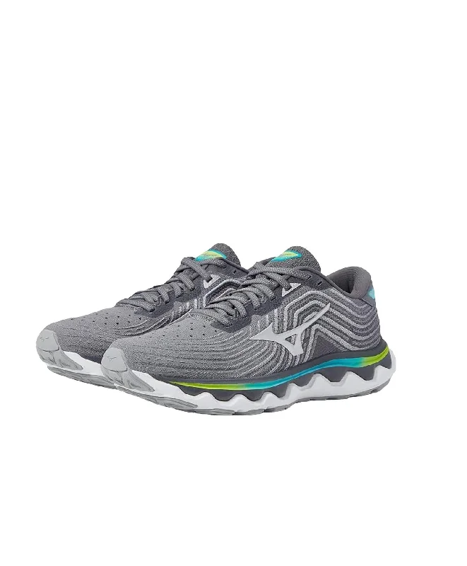 Women Wave Horizon 6 Sneaker In Ultimate Grey/silver Upcycled Shoe Look  