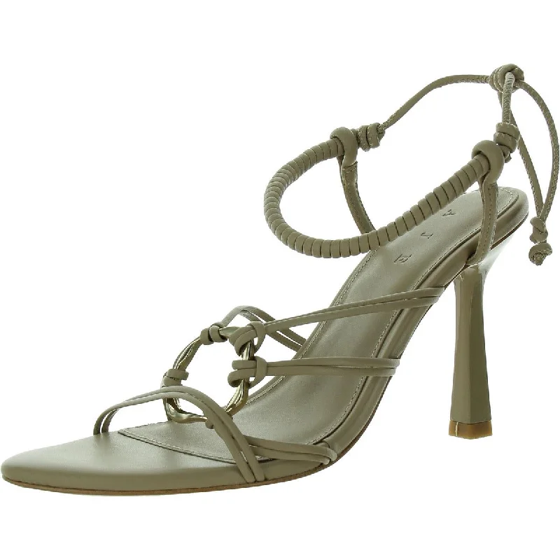 Womens Charm Strappy Heels Tech - Inspired Sneaker Look  