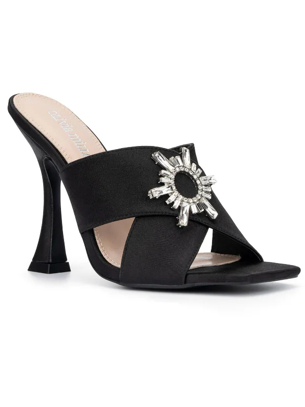 Womens Formal Square Toe Heels Leather Driving Shoe Style  