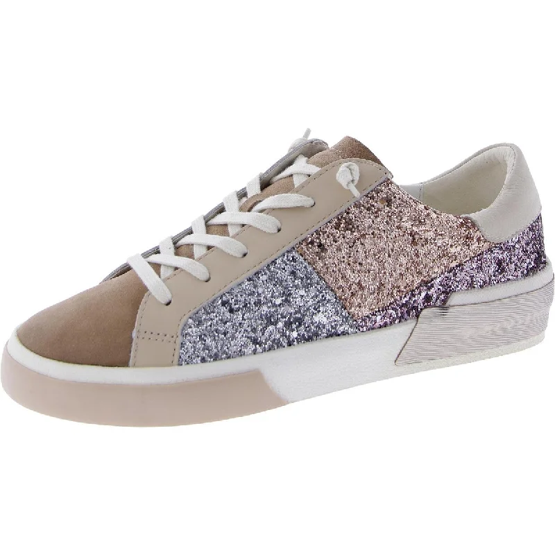 Womens Lace Up Slip On Casual And Fashion Sneakers Lightweight Tennis Sneaker Look  