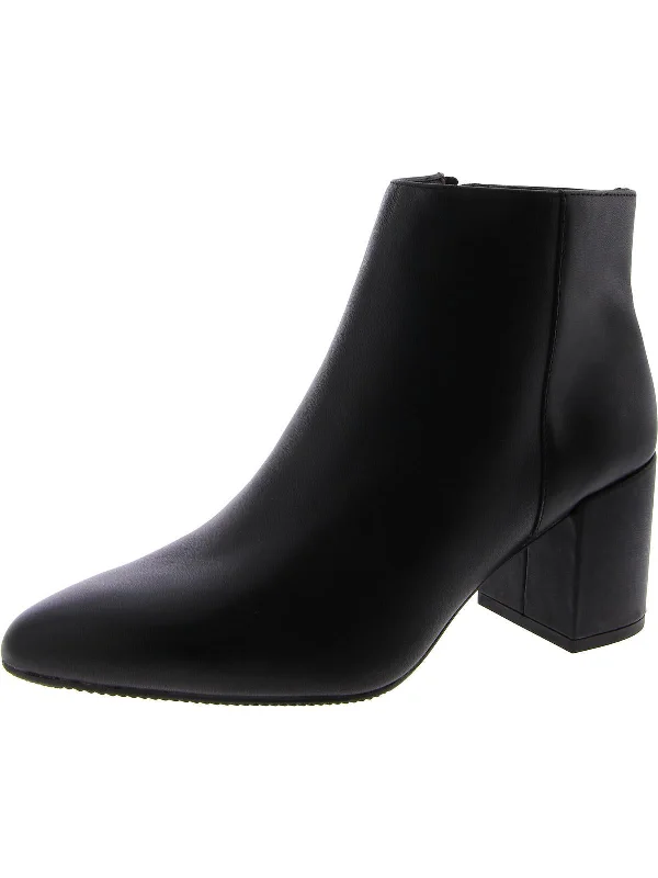 Womens Leather Waterproof Ankle Boots Lightweight Tennis Sneaker Look  
